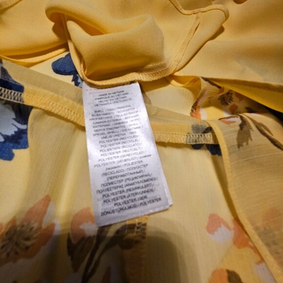 Lauren Ralph Lauren, Tiered Squareneck Midi Prairie Dress - Picture 9 of 9